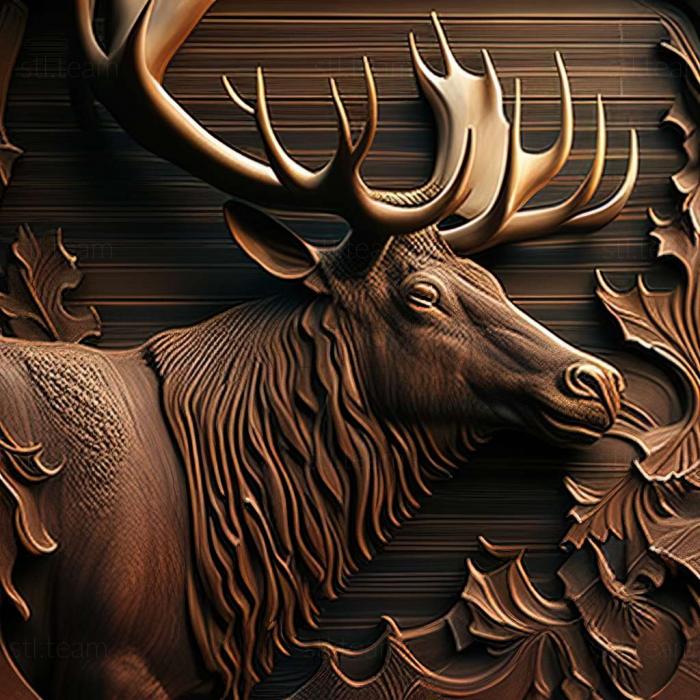 3D model elk (STL)